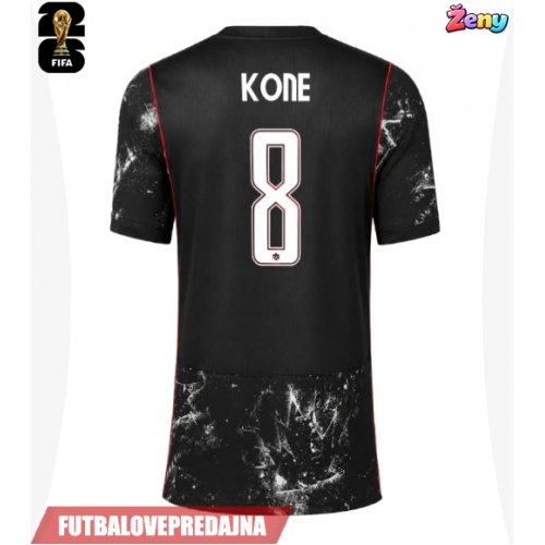 Lacne Ženy Futbalové dres Kanada Ismael Kone #8 MS 2026 Krátky Rukáv - Preč